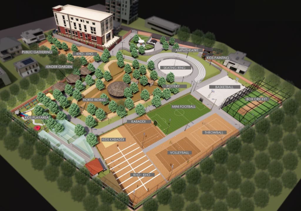 Anushtan Campus Aerial View